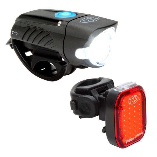 NiteRider Rechargeable LED Light Combo, Swift 500 & VMax+ 150