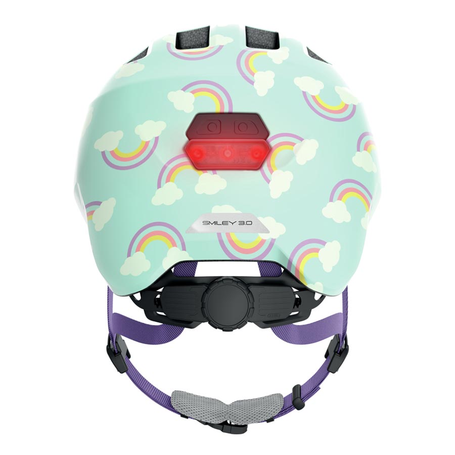 Abus, Smiley 3.0 LED, Helmet, Blue Rainbow, S, 45 - 50cm