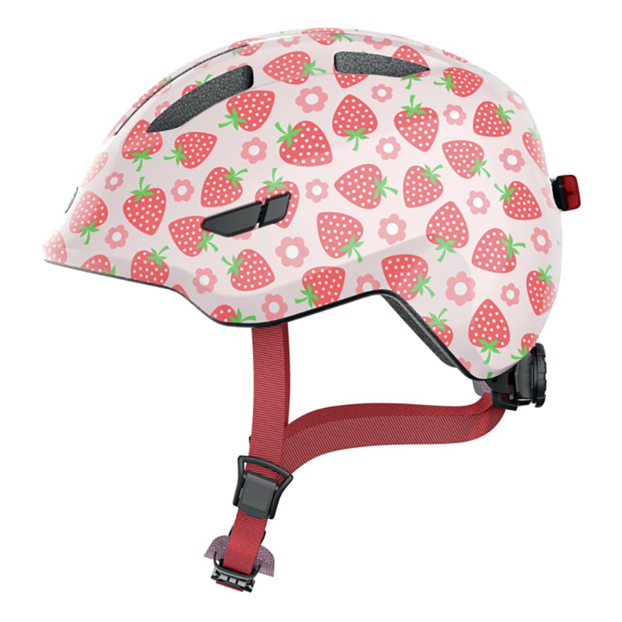 Abus, Smiley 3.0 LED, Helmet, Rose Strawberry, M, 50 - 55cm