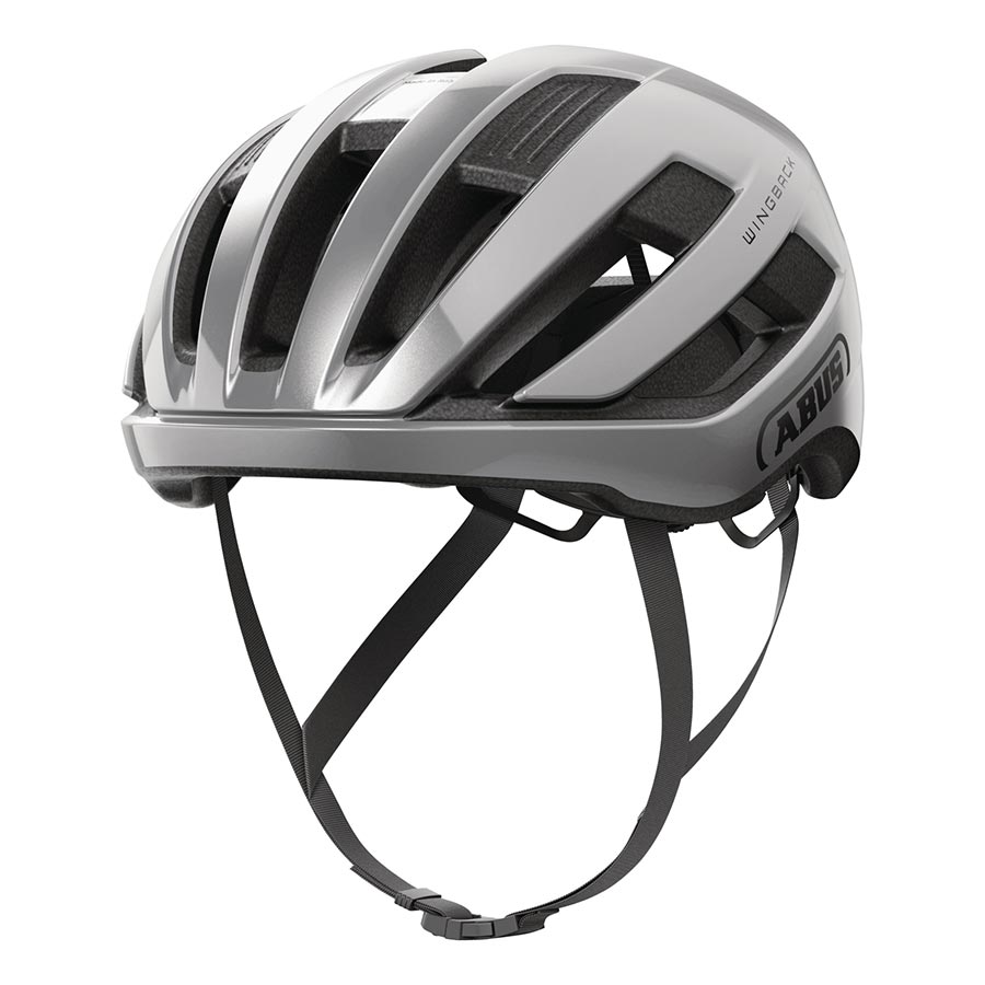 Abus, WingBack, Helmet, L, 59 - 62cm, Gleam Silver