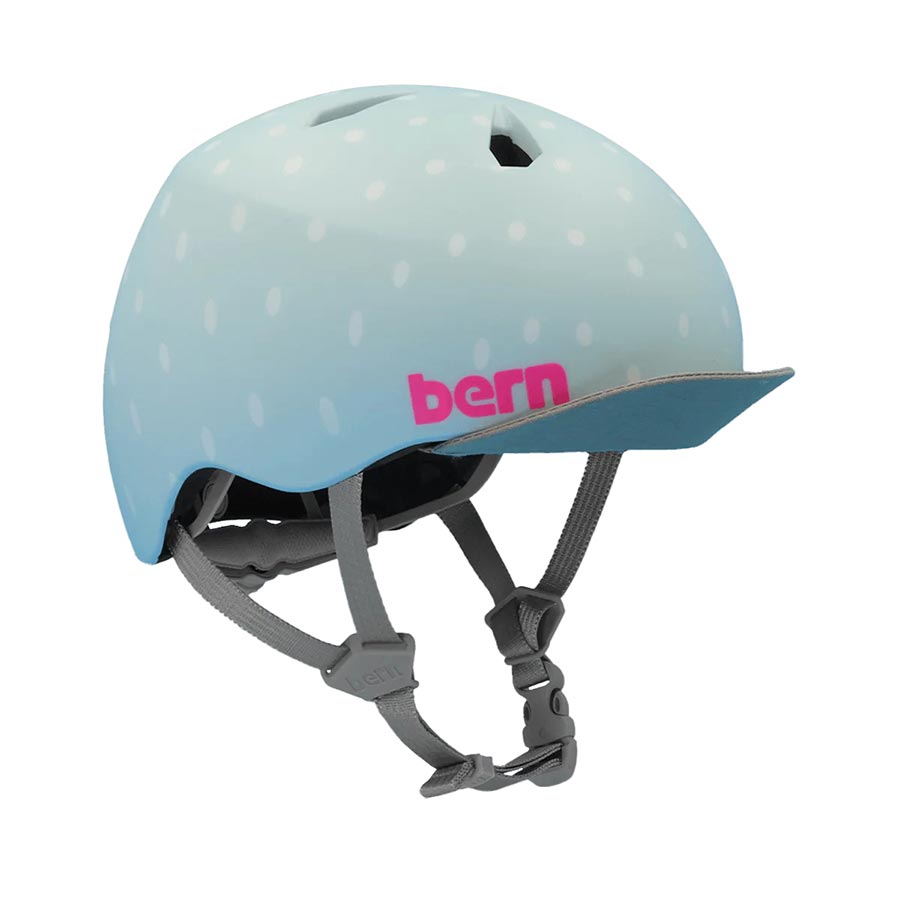 Bern, Nina DVRT, Helmet, SM, 51.5 - 54.5cm, Matte Seaglass Polka Dot