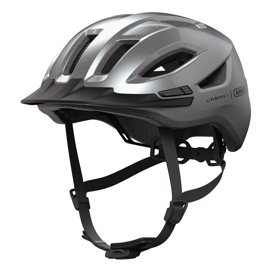 Abus, Urban-I 4.0, Helmet, M, 54 - 58cm, Graphite Silver