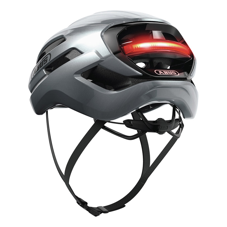 Abus, Taipan LED, Helmet, M, 54 - 58cm, Graphite Silver