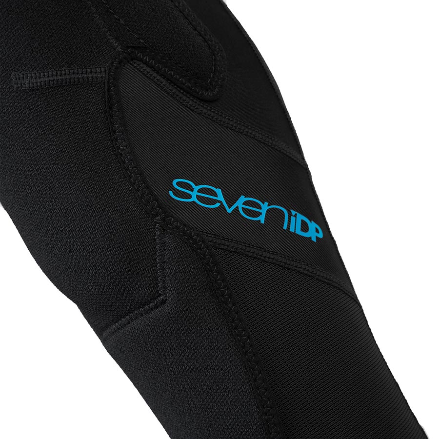 7iDP, Transition Long, Knee/Shin Guard, Black, XL, Pair