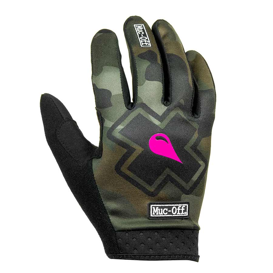 Muc-Off, MTB Ride, Full Finger Gloves, Unisex, Camo, L, Pair