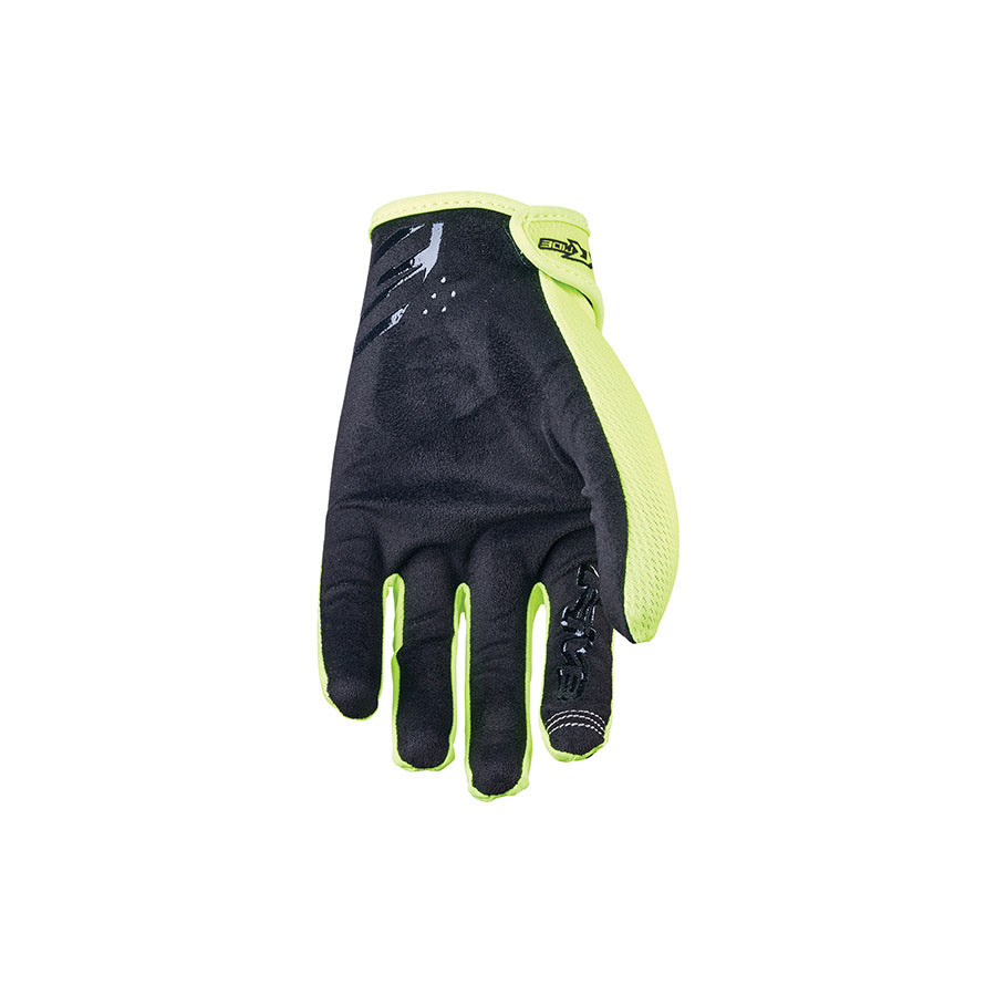 Five Gloves, XR-Ride, Full Finger Gloves, Fluo Yellow, M, Pair