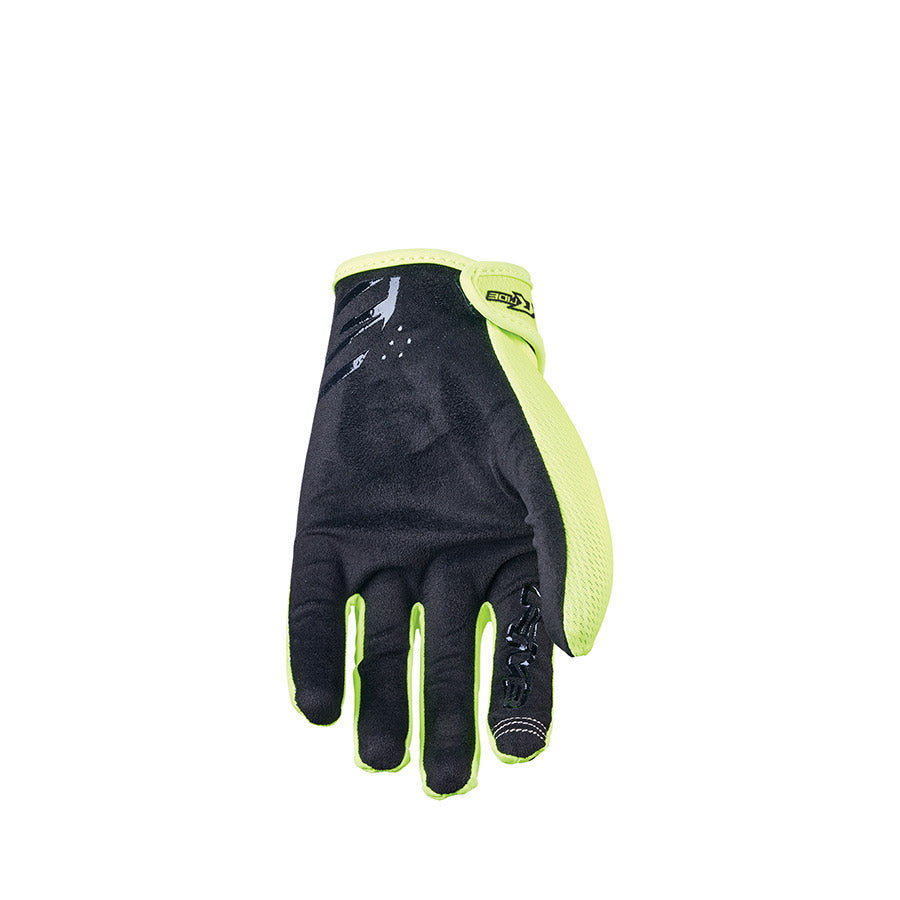 Five Gloves, XR-Ride, Youth Gloves, Fluo Yellow, XXS, Pair