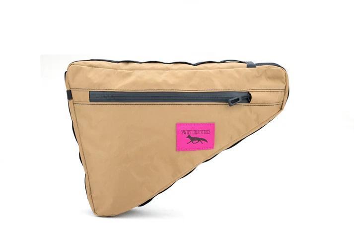 Swift Industries Giddy Up Wedge Frame Bag, ECOPAK Shell, Coyote