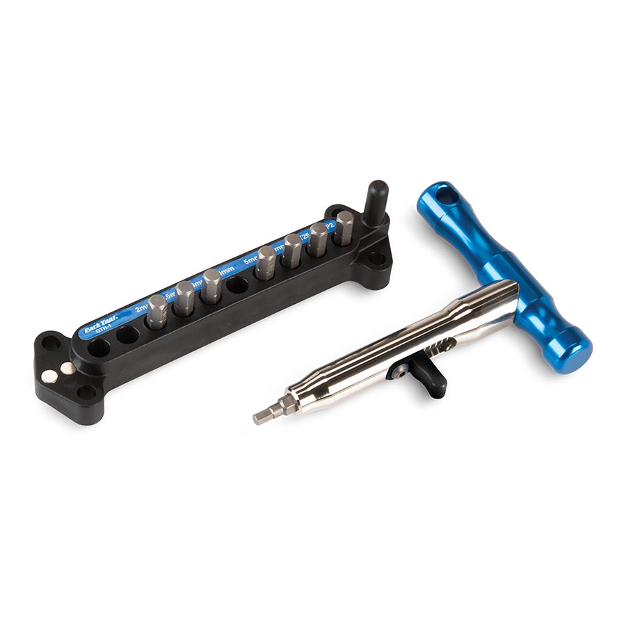 Park Tool QTH-1  Quick Change Bit Driver Set, 8 bits
