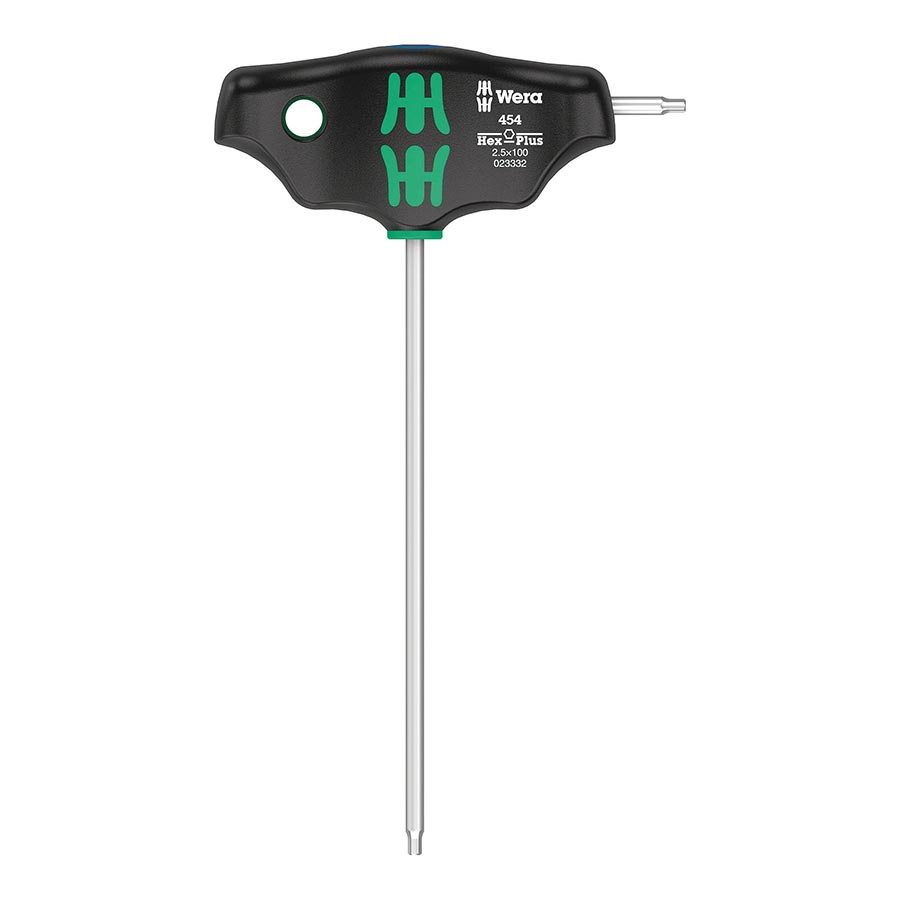 Wera, 454 T-handle Hex-Plus, Hex Wrench, Hex 2.5 x100mm, Metric