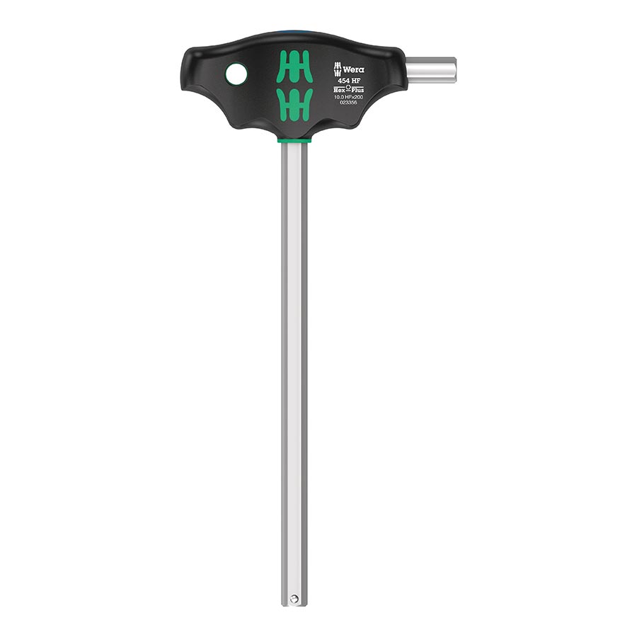Wera, 454 T-handle Hex-Plus, Hex Wrench, Hex 10 x200mm HF, Metric