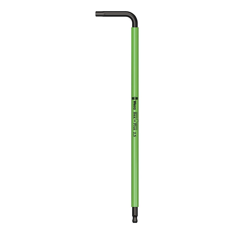 Wera, 950 SPKL, Hex Wrench, Hex 2.5mm Long Arm, Metric