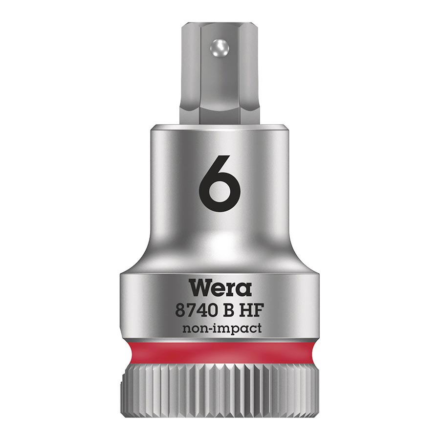 Wera, 8740B HF Zyklop, 3/8'' Drive, Hex 6.0 x 35mm with HF