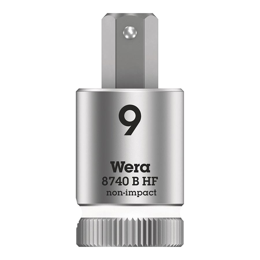 Wera, 8740B HF Zyklop, 3/8'' Drive, Hex 9.0 x 38.5mm with HF