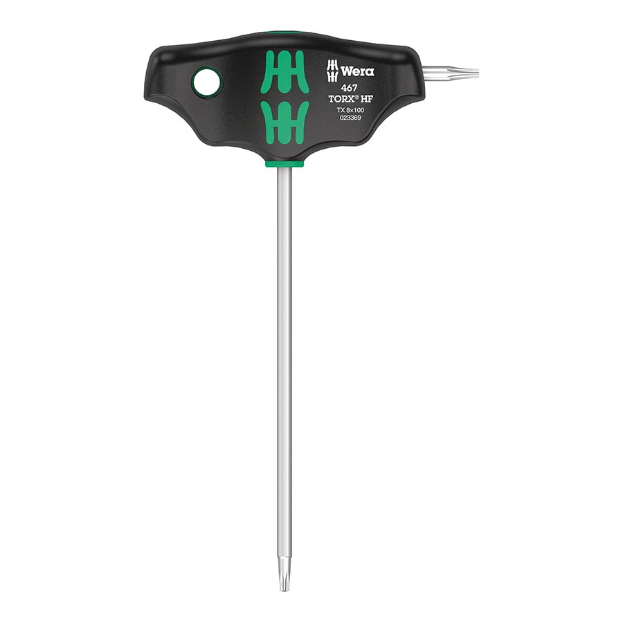 Wera, 467 T-handle Torx, Torx Wrench, Torx 8 x100mm With HF