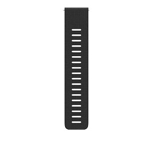 POLAR WRIST BAND 22MM FKM SINGLE BLK S