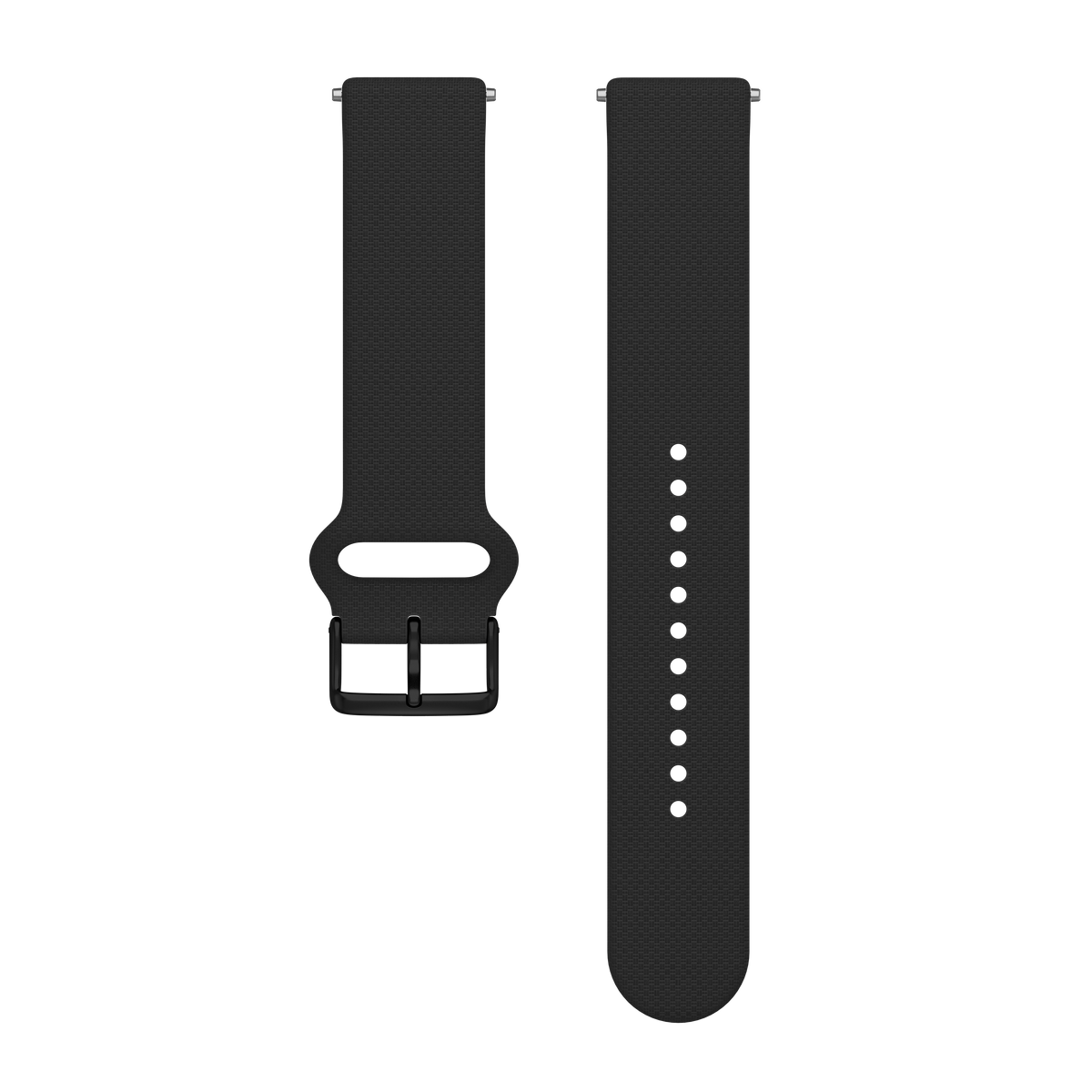 POLAR WRIST BAND 20MM SILICONE NIGHT BLACK S-L T
