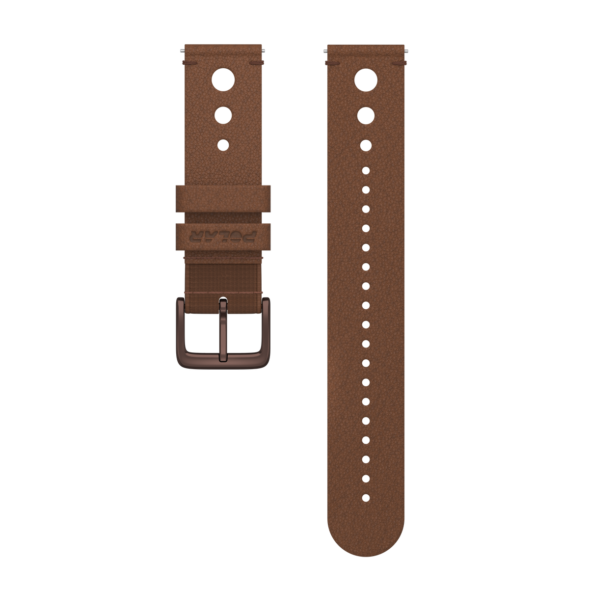 POLAR WRIST BAND 20MM LEATHER COGNAC M/L