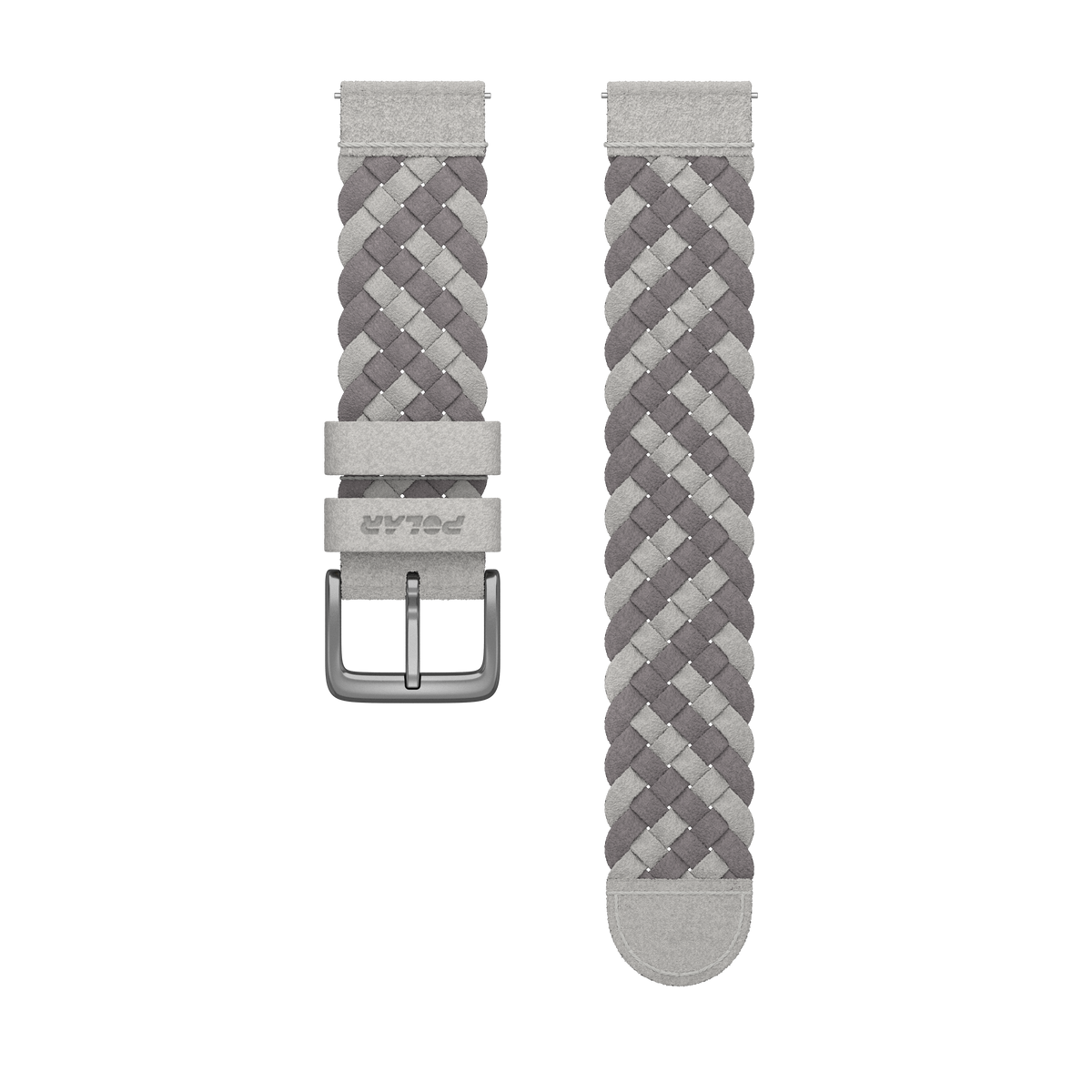 POLAR WRIST BAND 20MM ALCANTARA GREIGE M