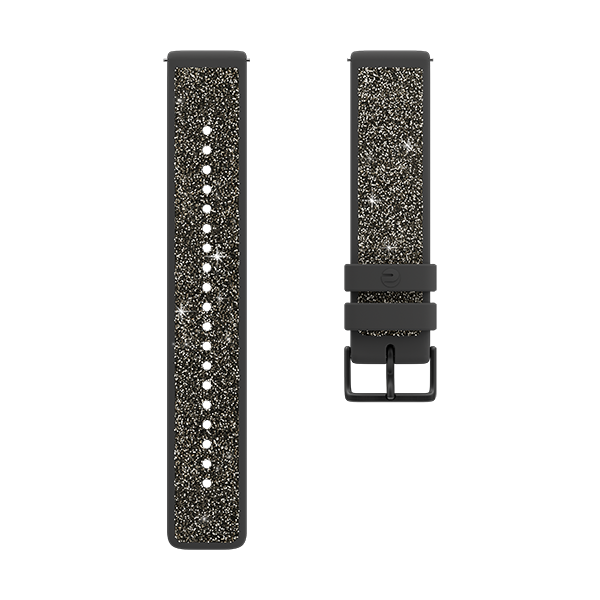 POLAR WRIST BAND 20MM FKM/CRYSTAL GRY S