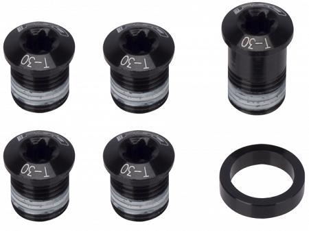FSA Hardware, Chainring Bolts, K-Force Light, Black, / 10