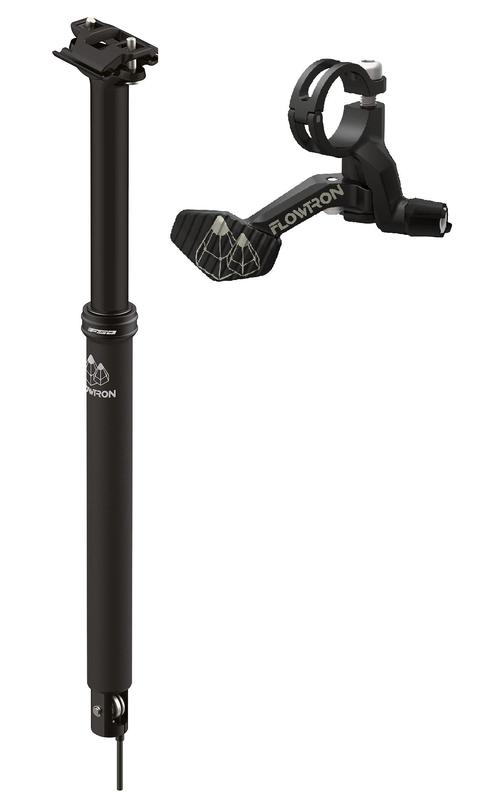 FSA Flowtron Dropper Seatpost, 125mm Drop, 31.6 x 446mm, Black