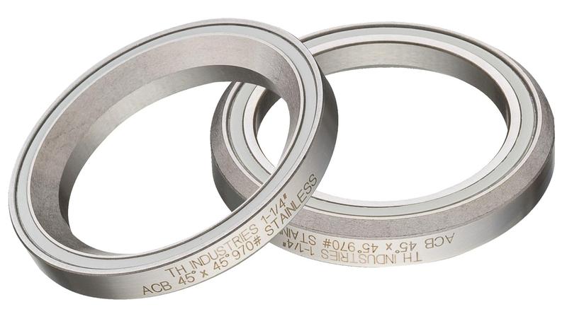FSA Headset Bearing, 34mm x 46.8mm x 7mm, Stainless Steel, ACB, 1-1/4" x 45/45 (MR082S)