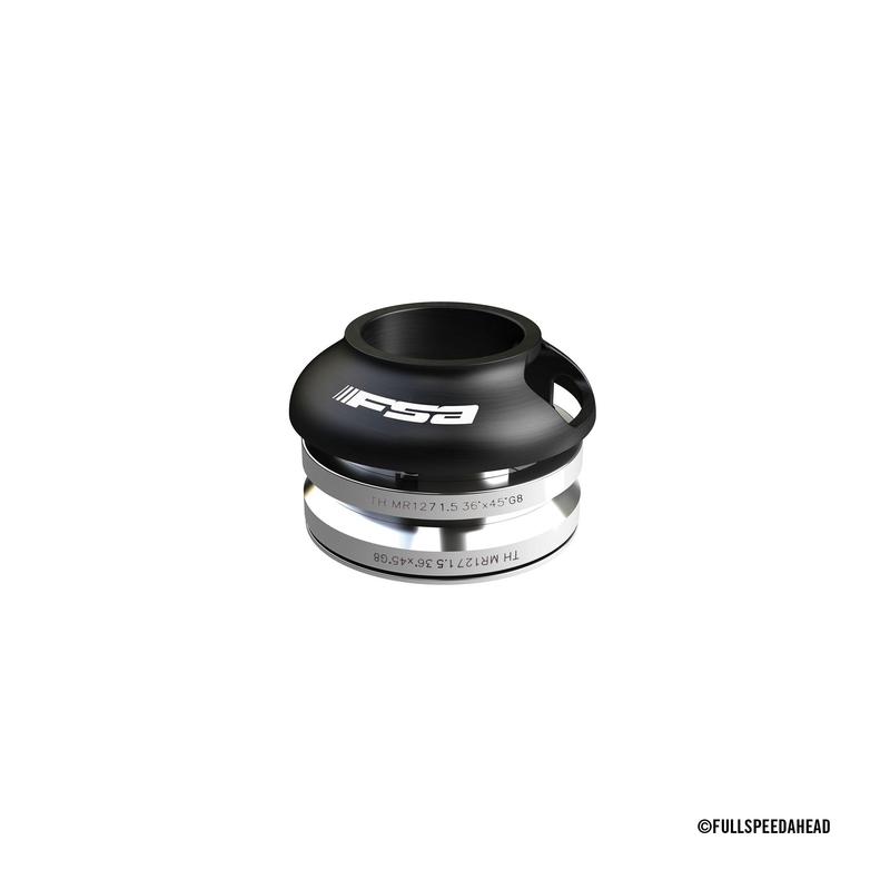 FSA NO.69 SRS Integrated Headset, for 1-1/8 to 1.5" Tapered fork, Black