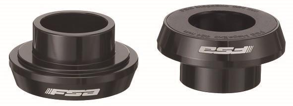FSA Bottom Bracket Part, Adapter, BB30/PF30 Shell, For MegaExo 24mm Carbon & NBD Alloy Cranks, Stainless Steel Bearings (EE113)