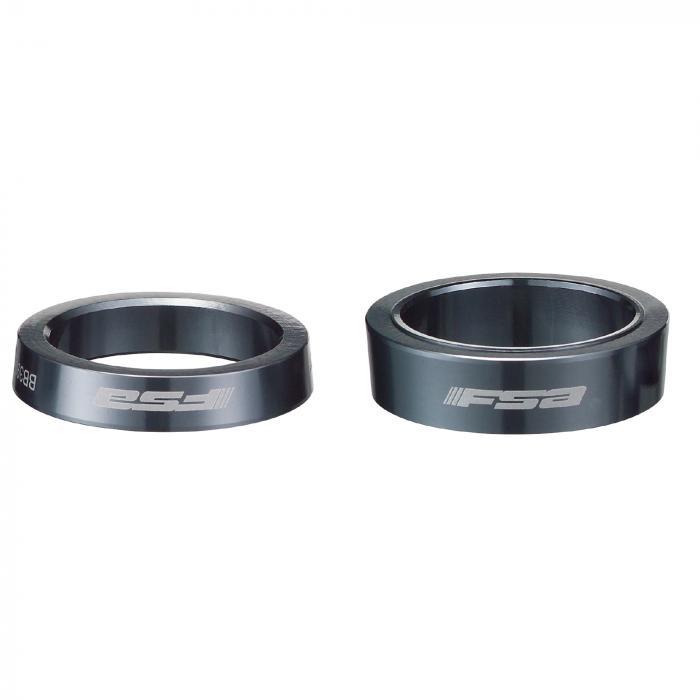 FSA Bottom Bracket Part, Adapter, BB30/PF30 Shell, For 392EVO 30mm ATB Cranks, Stainless Steel Bearings (EL226)