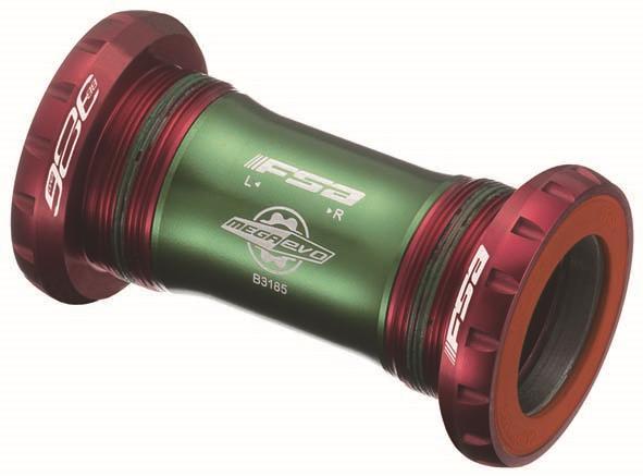 FSA Bottom Bracket, BSA Shell, For 386EVO 30mm Cranks, 68mm, Ceramic Bearings (BB-EVO8200)
