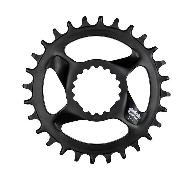 FSA, Comet DM Megatooth, Chainring, Teeth: 28, Speed: 12, BCD: Direct Mount, Single, Stainless Steel, Silver