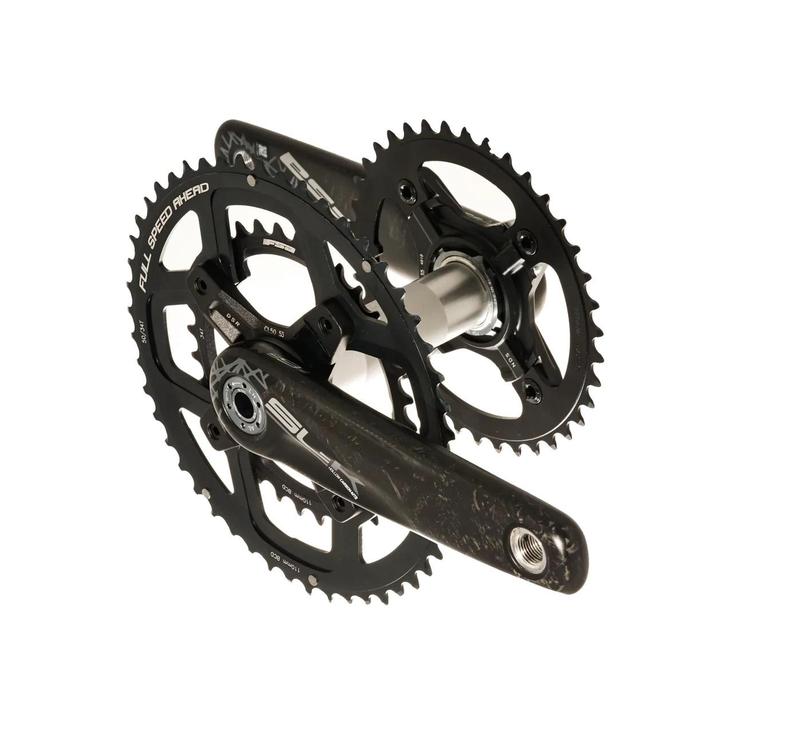 FSA SL-K Light Tandem Rear Crankset, 34/50T x 170mm, BB392EVO, Carbon (CK-OS89CC-TD-R)