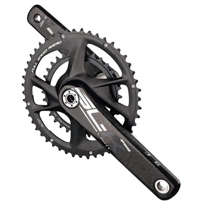 FSA Crankset, SL-K Modular, 46/30T x 175mm, BB386EVO, N-11, Carbon, Grey K