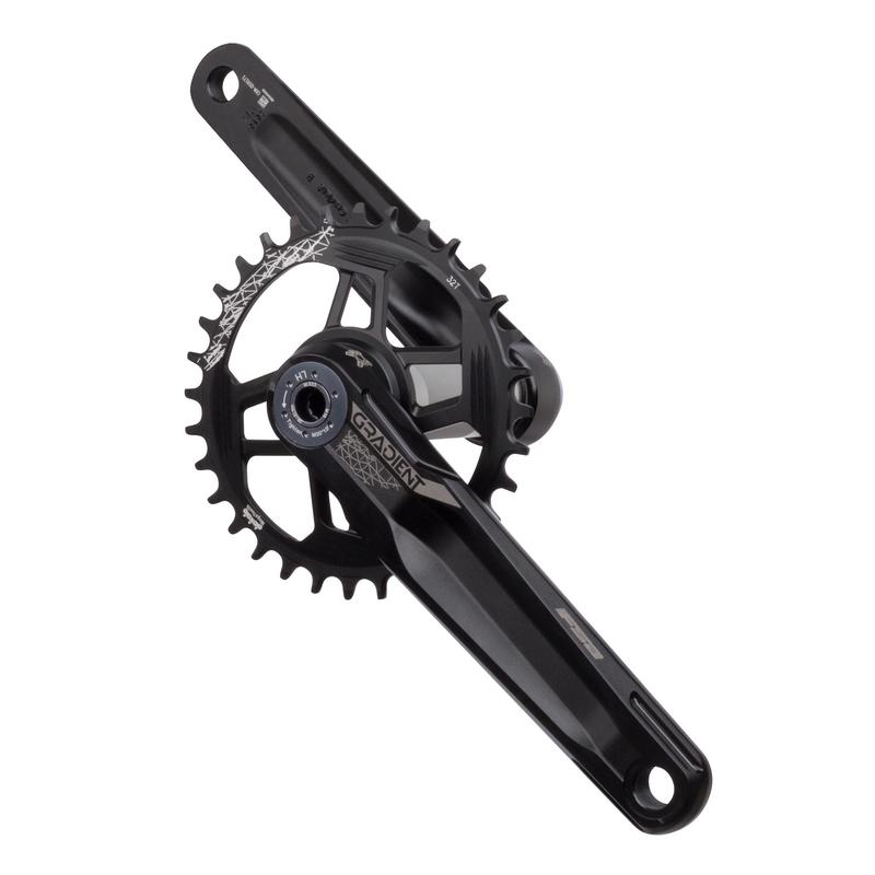 FSA Gradient Modular 1x Crankset, 30T x 170mm, 392EVO 30mm spindle, N-11, Black