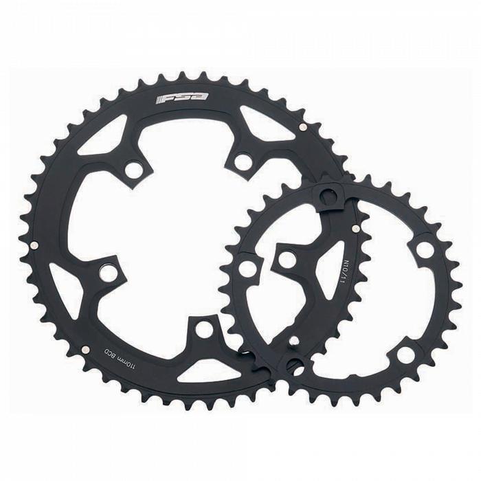 Full Speed Ahead Pro Road Chainring - 34t, 110 BCD, Aluminum, N11, Black