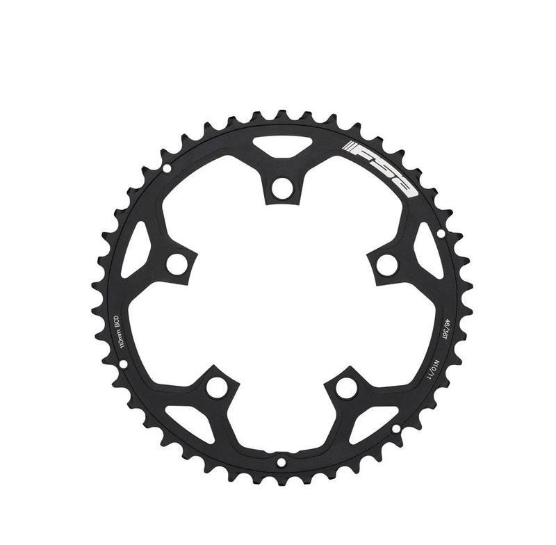 FSA Tempo Pro Chainring, 46T x 110mm 5 bolt BCD, Black (WB001)