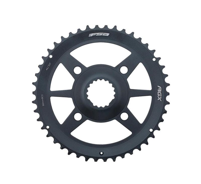 FSA Gossamer Modular Outer Chainring, 46T, Direct Mount, For Use With 30T, Black (WA740)