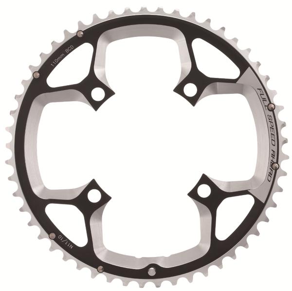 Full Speed Ahead Gossamer ABS Chainring - 50t, 110 Full Speed Ahead ABSBCD, 4-Bolt, Aluminum, N10/N11, Black