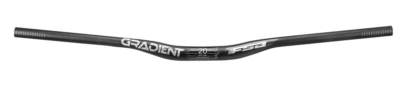FSA Gradient MTB Handlebar, Carbon, 30mm rise x 31.8 clamp x 800mm