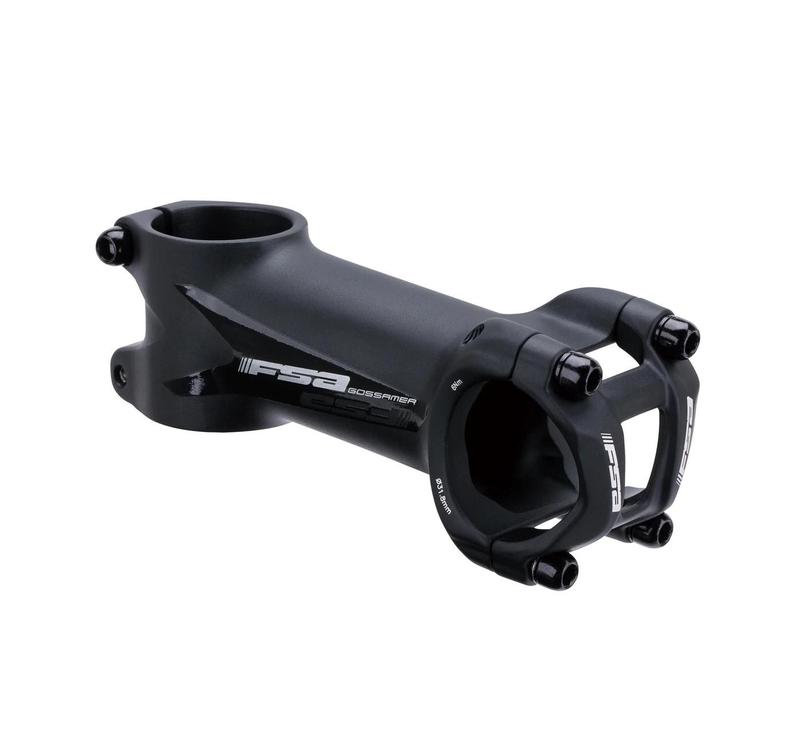 Full Speed Ahead Gossamer Stem - 90mm, 31.8 Clamp, +/-6, 1 1/8", Alloy,Black