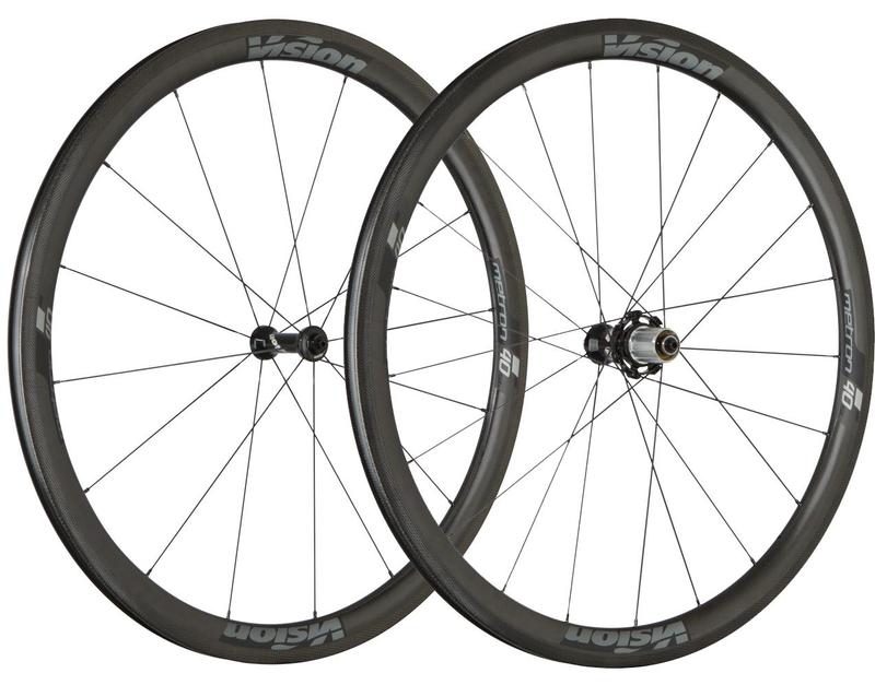 Vision Metron 40 TL Wheelset, 700 x 24/28h, Carbon Clincher, Tubeless ready, 6 bolt Disc, Shimano 11sp (WH-VT-840CHTL/DB/6B)