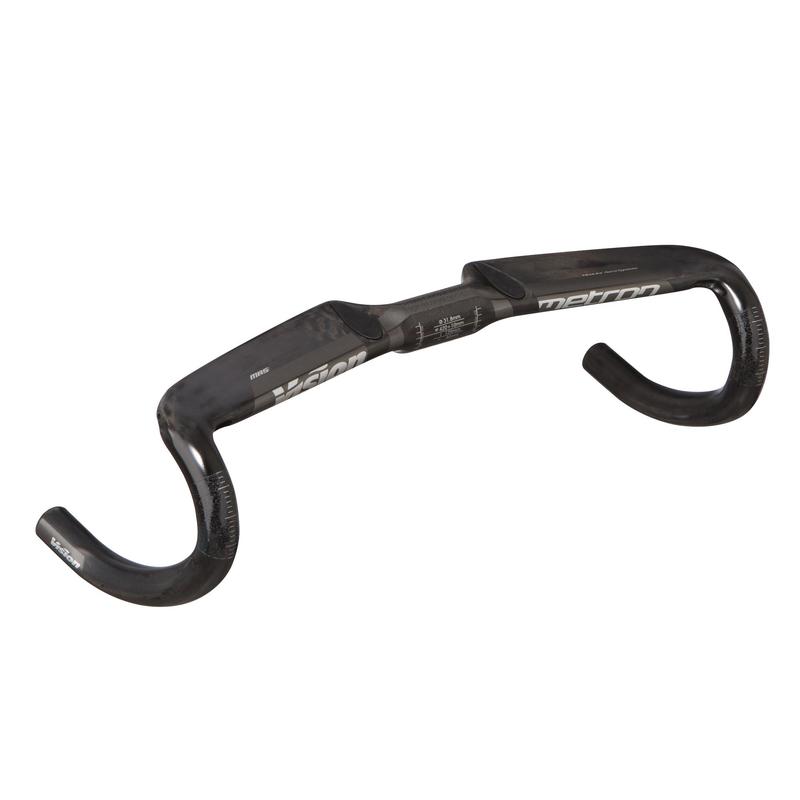 Vision Handlebar, 4D Flat, Modular Aero, Carbon, 44cm+10mm