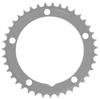 Vision Chainring, Aero Time Trial, 42T, 130mm BCD, Alloy, N-11, Silver