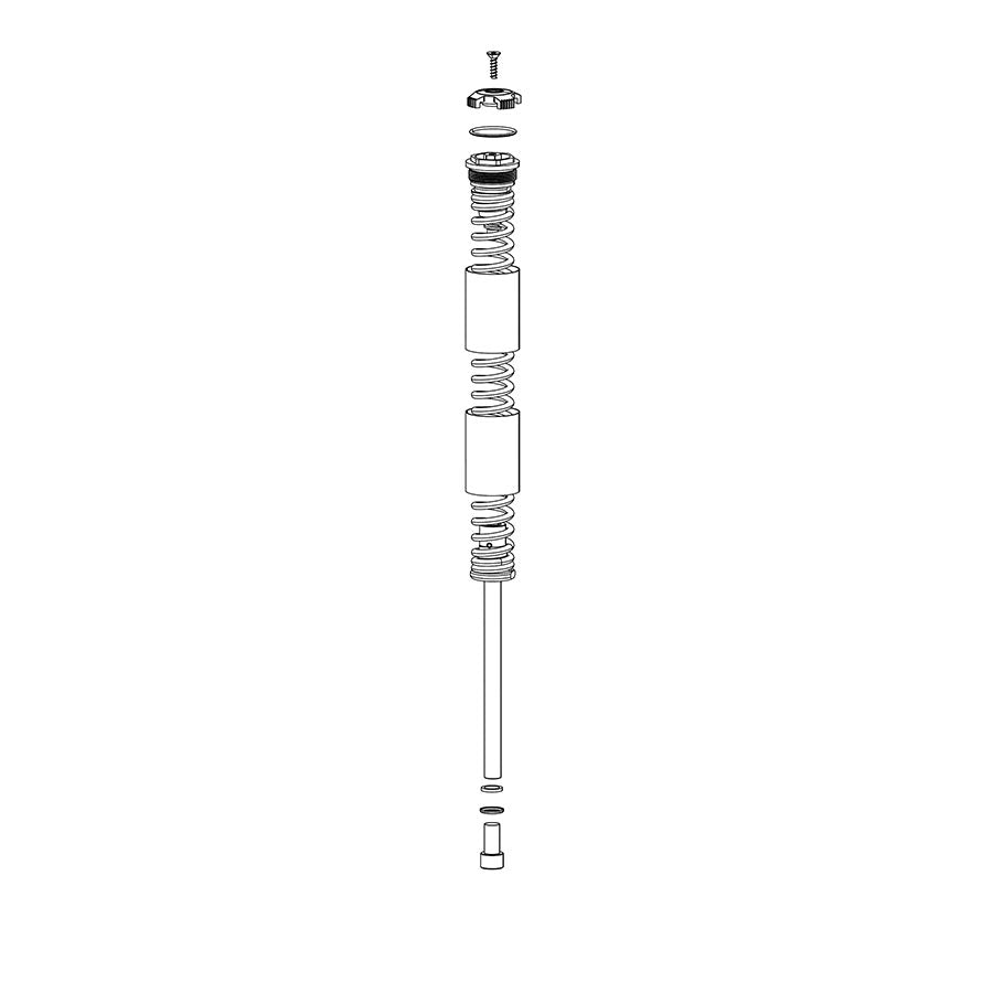 RockShox, XC30, X-FIRM (BLACK) 100mm-27 100mm - XC30 27.5 A1-A3/30 SILVER 27.5/29 A1