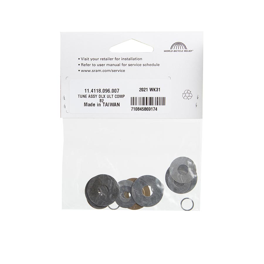 RockShox, Rear Shock Tune Assembly, Deluxe Ultimate B2 Compression, 11.4118.096.007