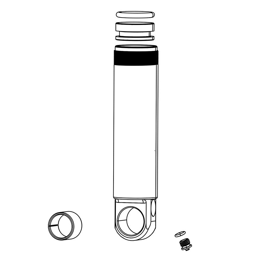 RockShox, SIDluxe Damper Body, Standard Eyelet 45mm, 11.4118.081.007