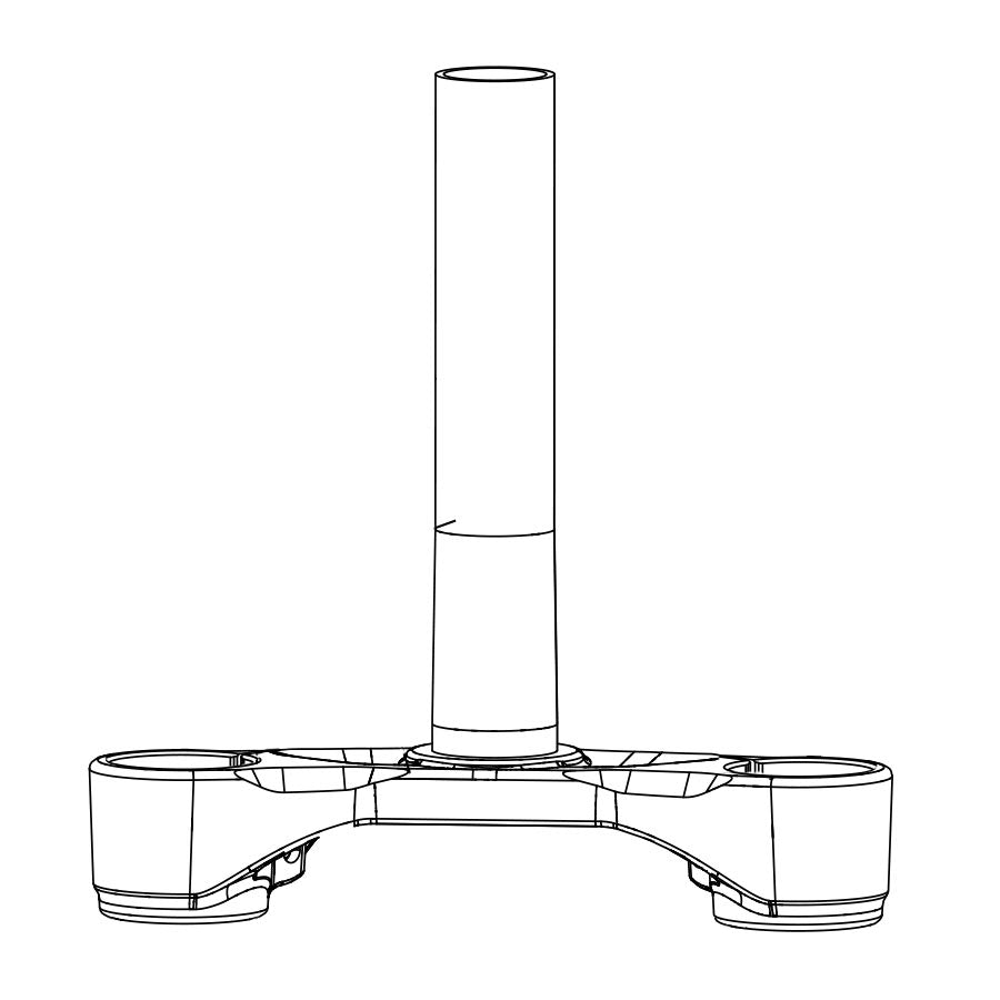 RockShox, Lower Crown for BoXXer C1, 0 OS, 11.4018.094.001