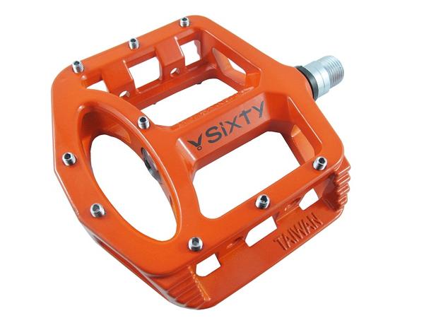 V-Sixty MG1 Magnesium Sealed Flat/Platform Pedal, Orange