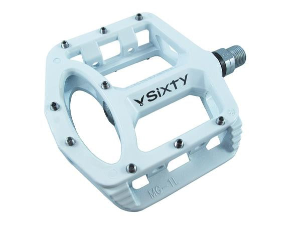 V-Sixty MG1 Magnesium Sealed Flat/Platform Pedal, White
